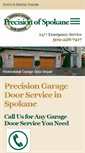 Mobile Screenshot of garagedoorspokane.com